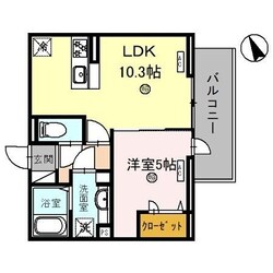 D’s駅南大路の物件間取画像